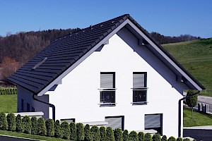 Podometne rolete Q.INTEGO, RAL 7016, srebrna