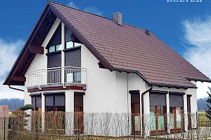 Predokenske rolete RONDO, čokoladno temna, čokoladno temna