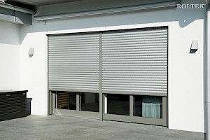 Nadokenske rolete, srebrna, RAL 9007
