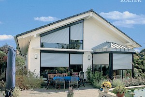 Poševne rolete TRENDO-PENTO, RAL 7016, srebrna