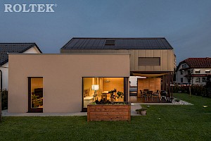 Predokenske zunanje žaluzije HERO.2, lamela P, čokoladno temna